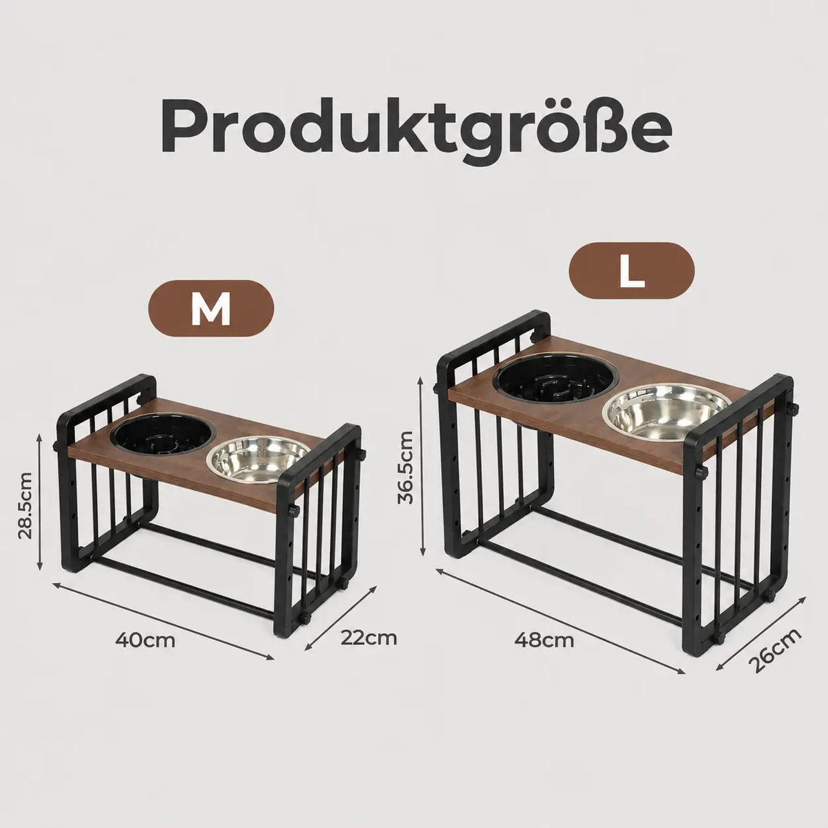 Hundenapf Produktgröße