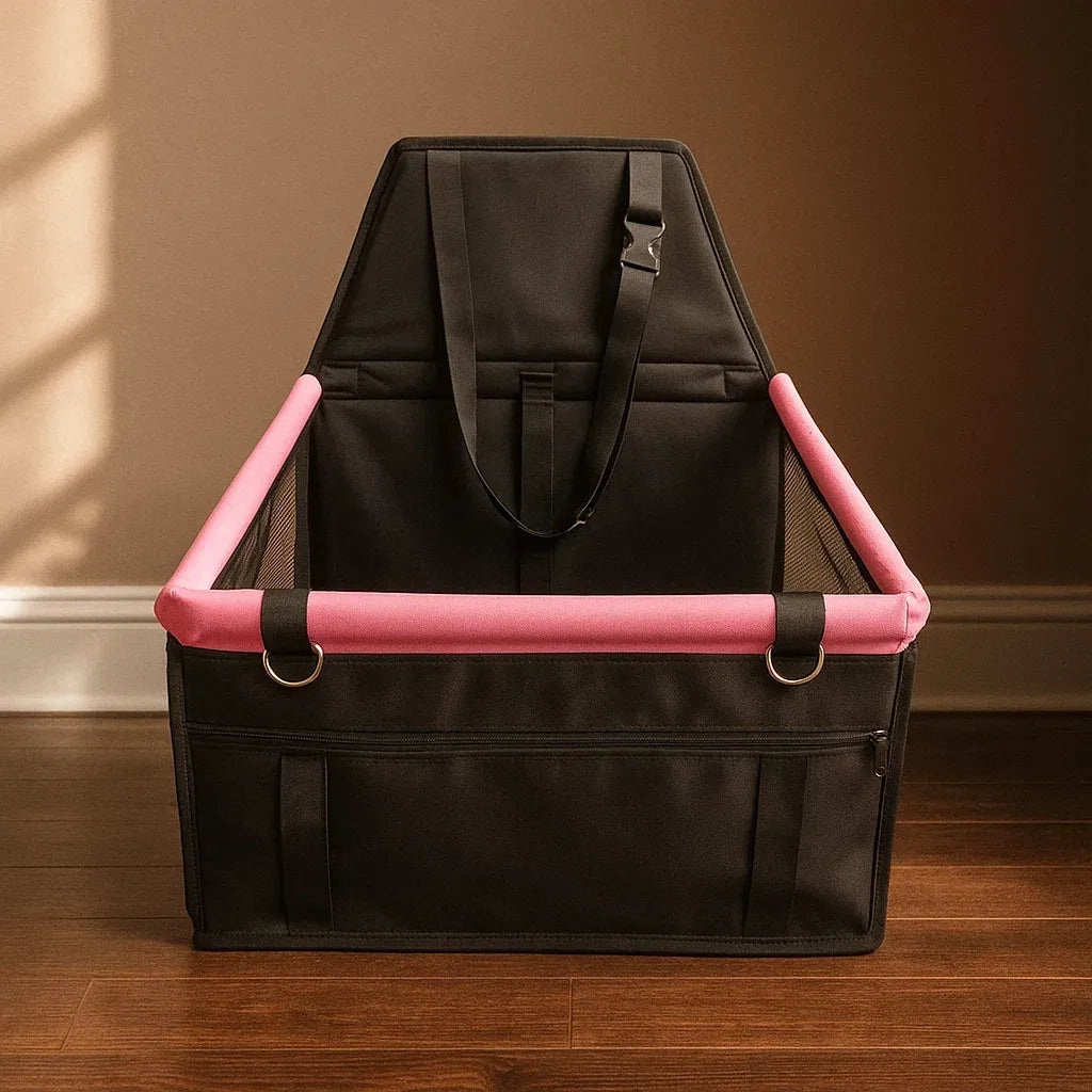 Hunde Autositz Erhöht | Sicherer & Bequemer Reisesitz für Kleine Hunde