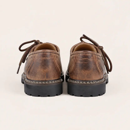Herren Haferlschuhe Braun Rückansicht
