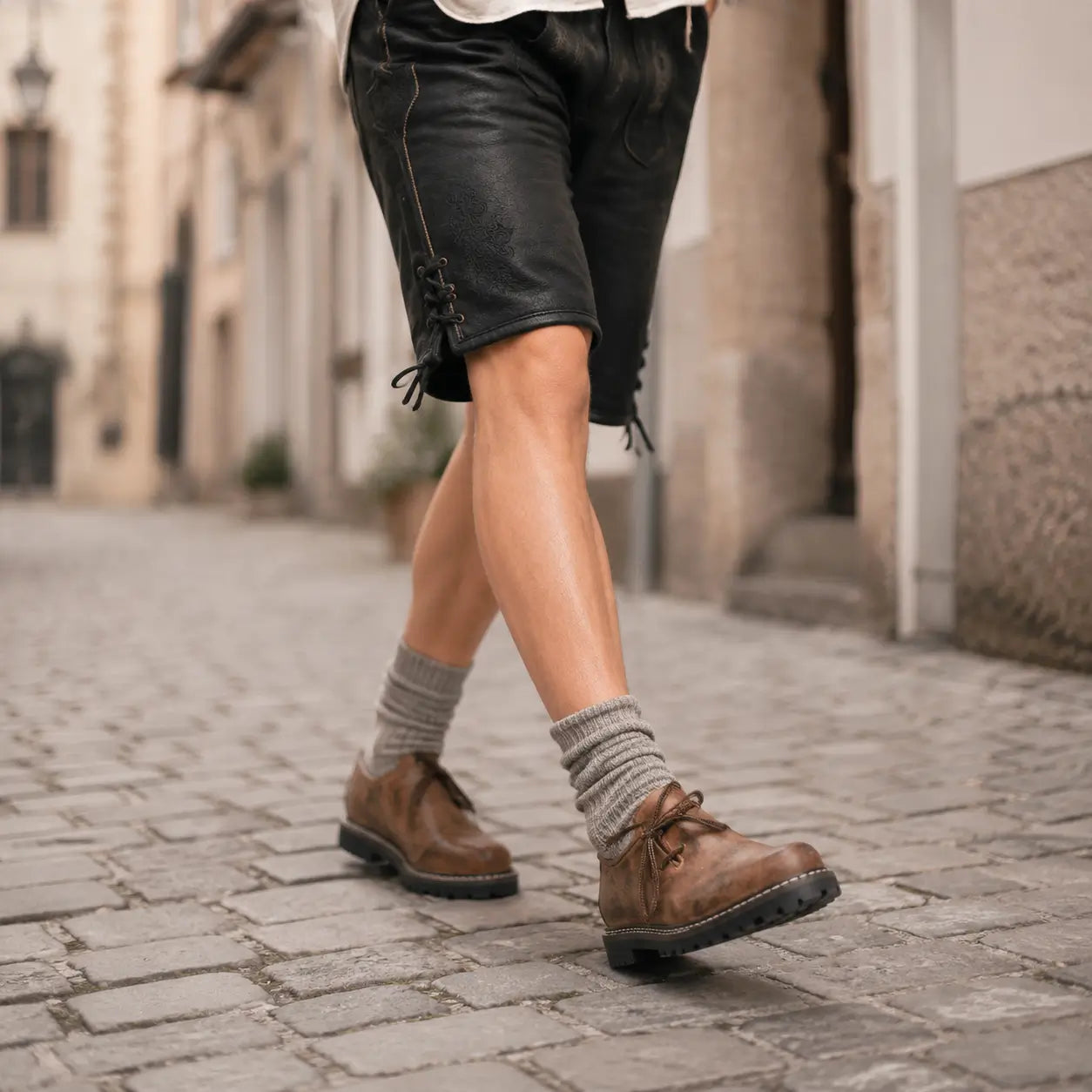 Herren Haferlschuhe Braun Lifestyle-Bild