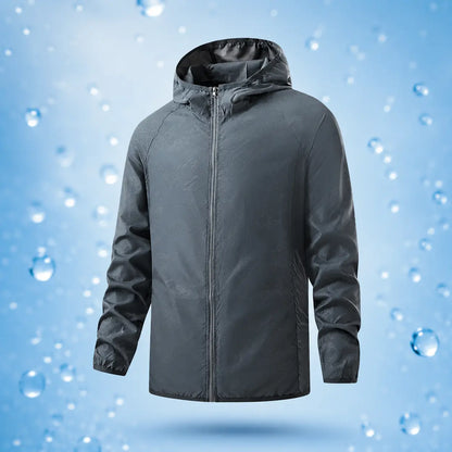 Regenjacke Grau