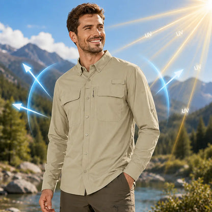 Herren UV-Schutz Hemd UPF 50+ | Atmungsaktiv & Schnelltrocknend