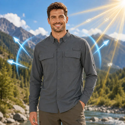 Herren UV-Schutz Hemd UPF 50+ | Atmungsaktiv & Schnelltrocknend