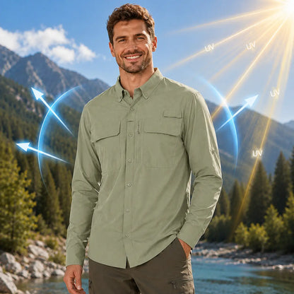 Herren UV-Schutz Hemd UPF 50+ | Atmungsaktiv & Schnelltrocknend