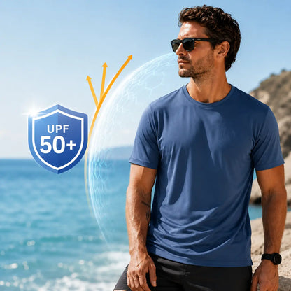 Herren UV-Schutz T-Shirt UPF 50+ | Atmungsaktiv & Schnelltrocknend