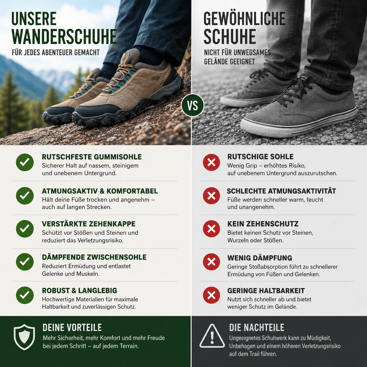 Trekkingschuhe Vergleich 