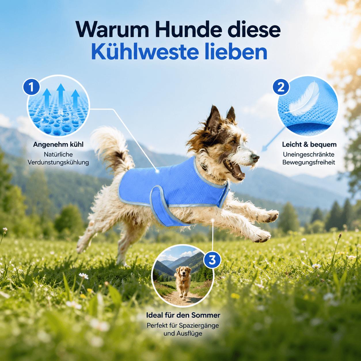 Hunde Kühlweste Vorteile