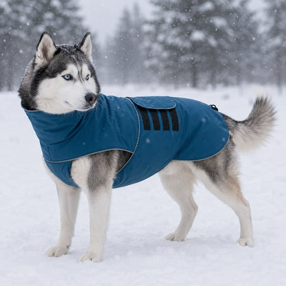 Wasserdichter Hundemantel | Regenmantel mit Bauchschutz