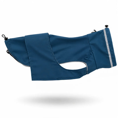 Wasserdichter Hundemantel | Regenmantel mit Bauchschutz