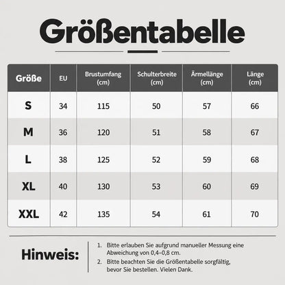 Hunde Tragepullover Größentabelle
