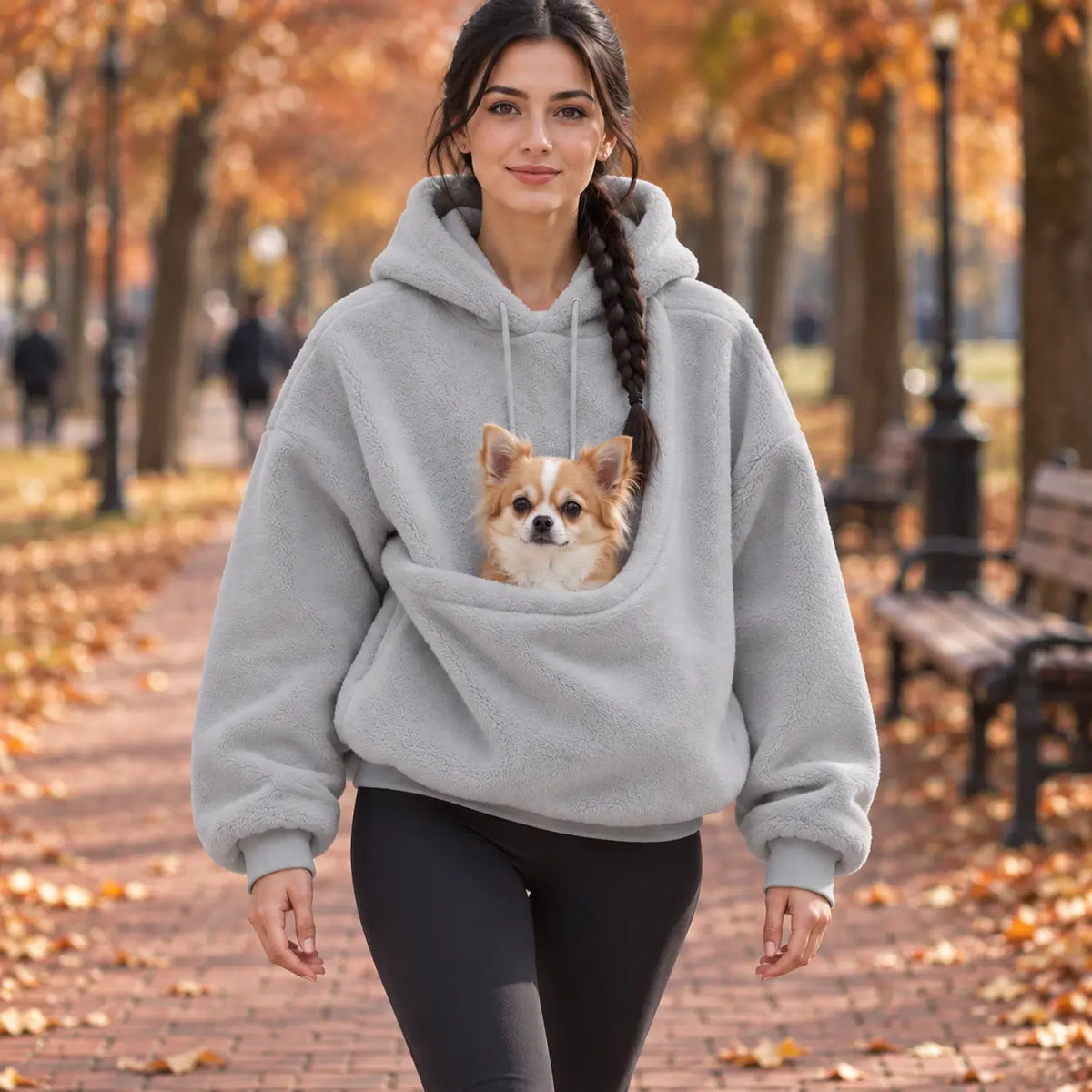 Hunde Tragepullover Lifestyle-Bild