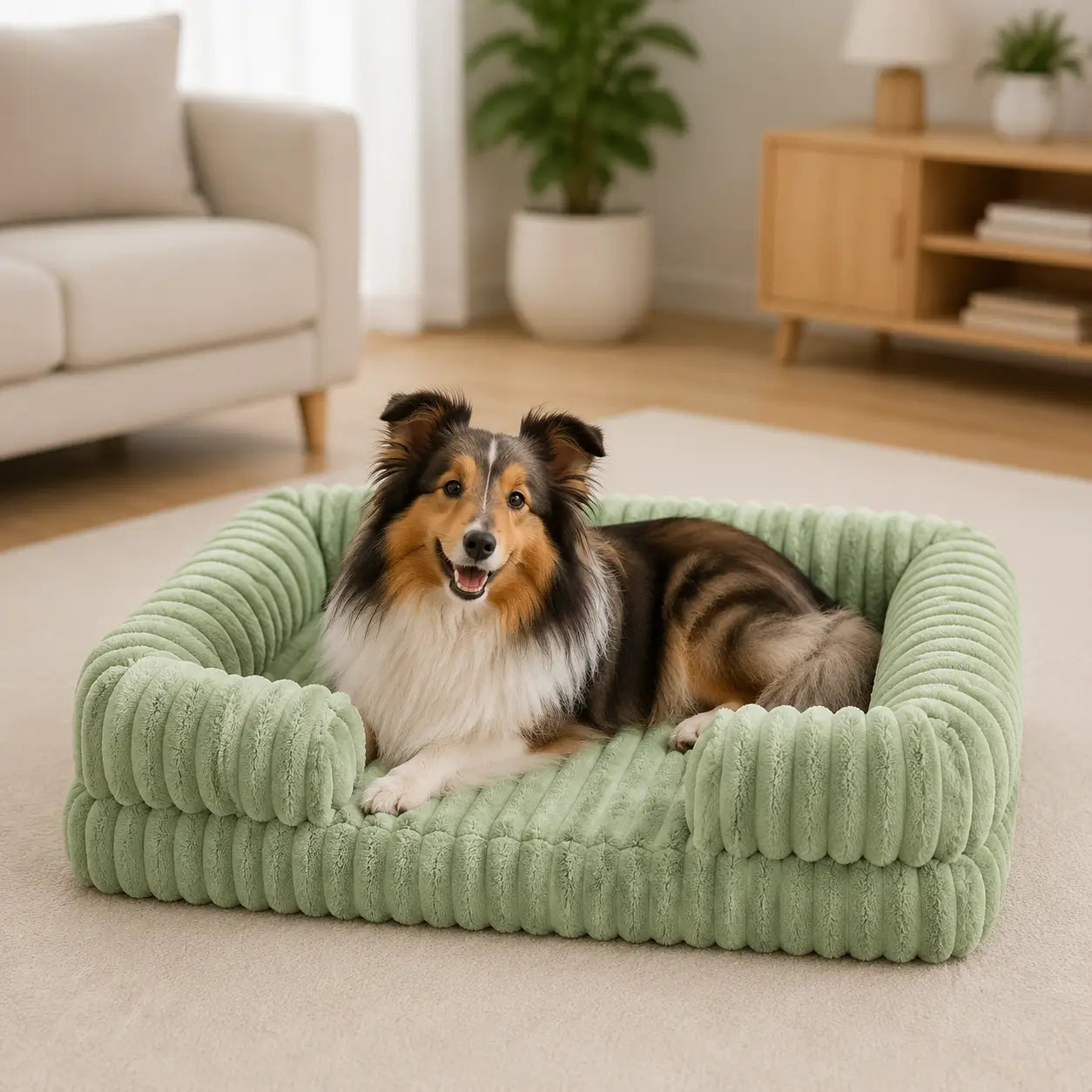 Hundebett mit Rand 