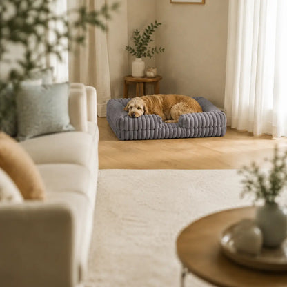 Hundebett mit Rand Lifestyle-Bild