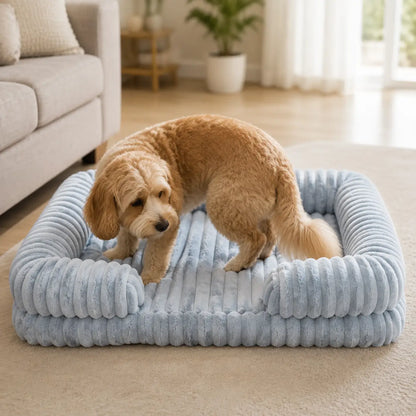 Hundebett mit Rand Lifestyle-Bild