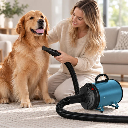 Hundeföhn 1800W | Leiser Hundetrockner für Hundepflege