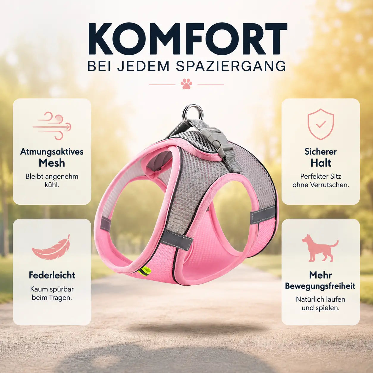 Hundegeschirr Vorteile