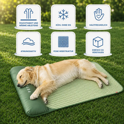 Kühlendes Hundebett  Funktionsübersicht 