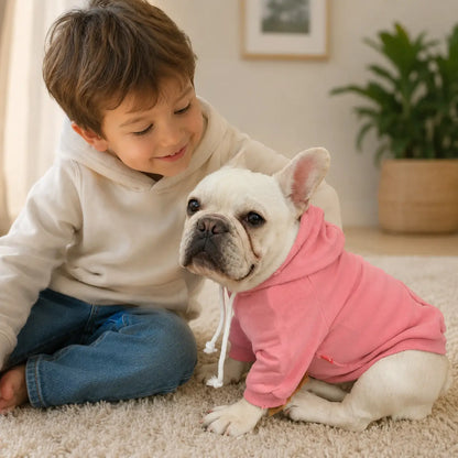 Hundemantel Fleece Hoodie | Warmer Hundepullover für kalte Tage