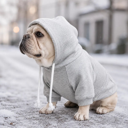 Hundemantel Fleece Hoodie | Warmer Hundepullover für kalte Tage