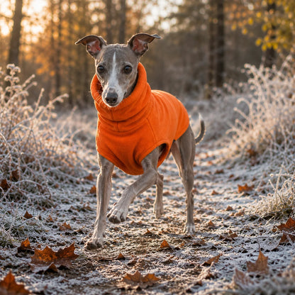 Hundemantel Fleece Winter | Warmer Rollkragen für Hunde