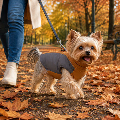 Hundemantel Winter | Warm, Wasserdicht & Reflektierend mit D-Ring