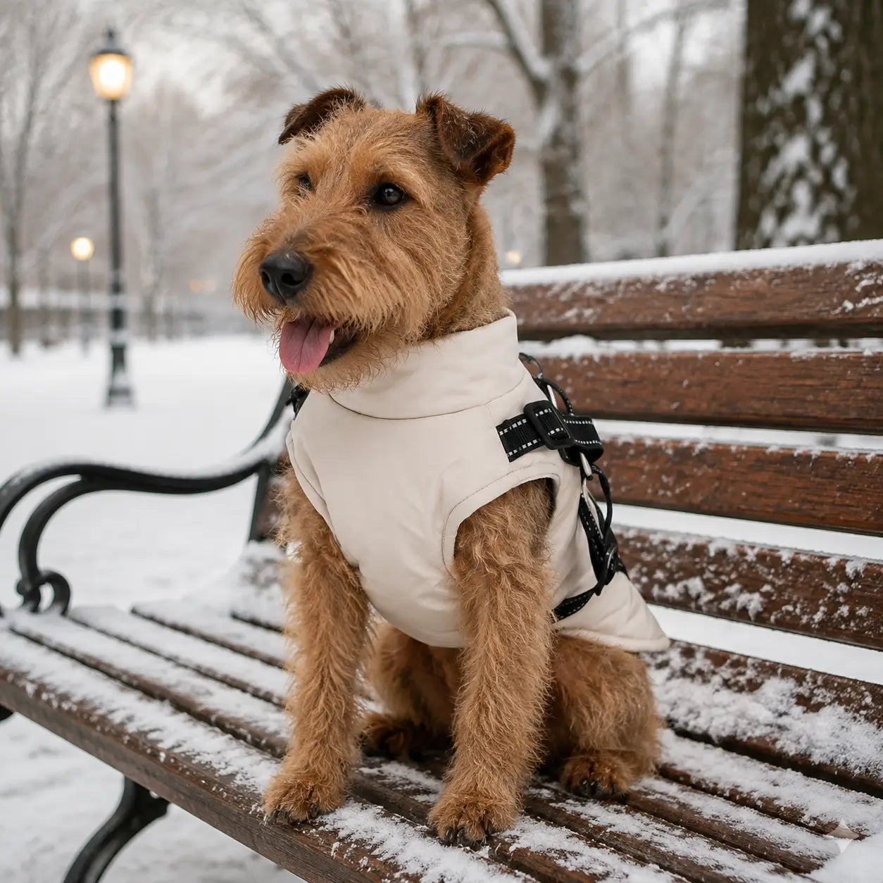 Hundemantel Winter Lifestyle-Bild