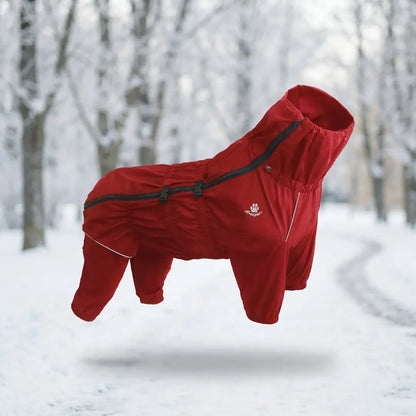 Hundemantel_Winter  Variantenbild Rot