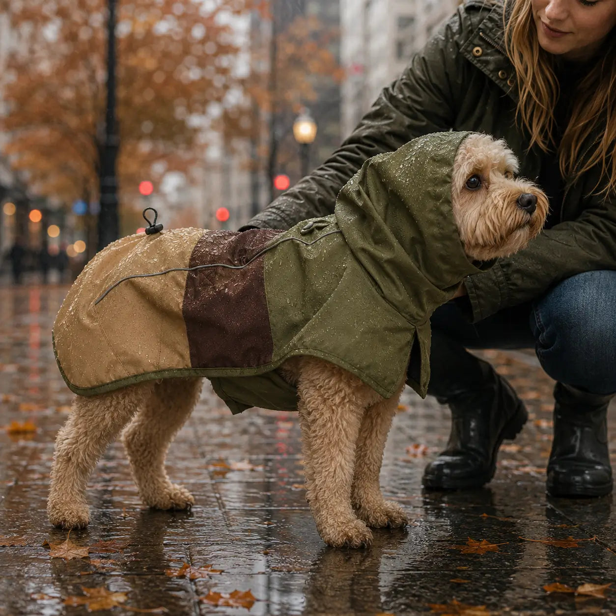 Hundemantel wasserdicht Lifestyle-Bild