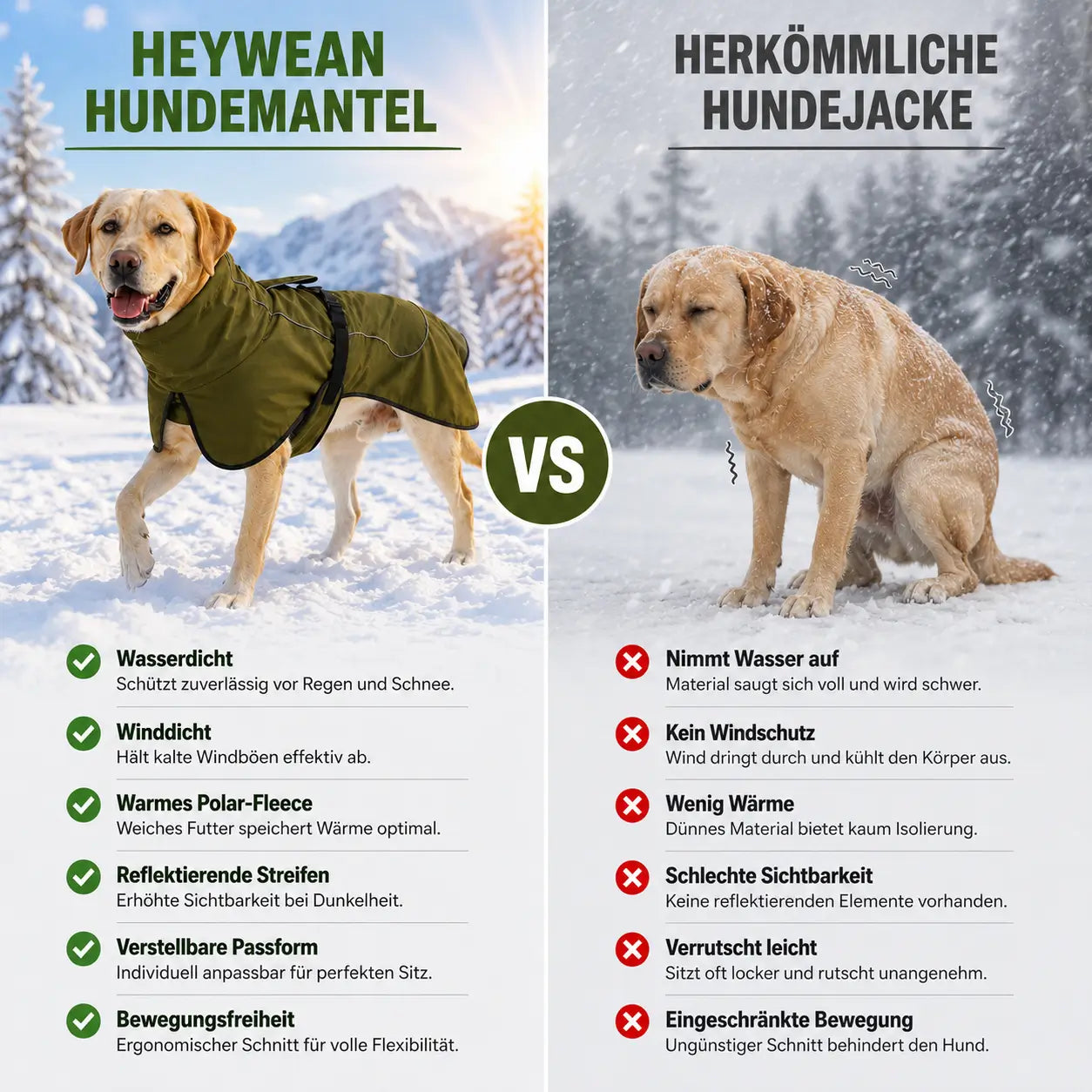 Hundemantel wasserdicht Problem & Lösung