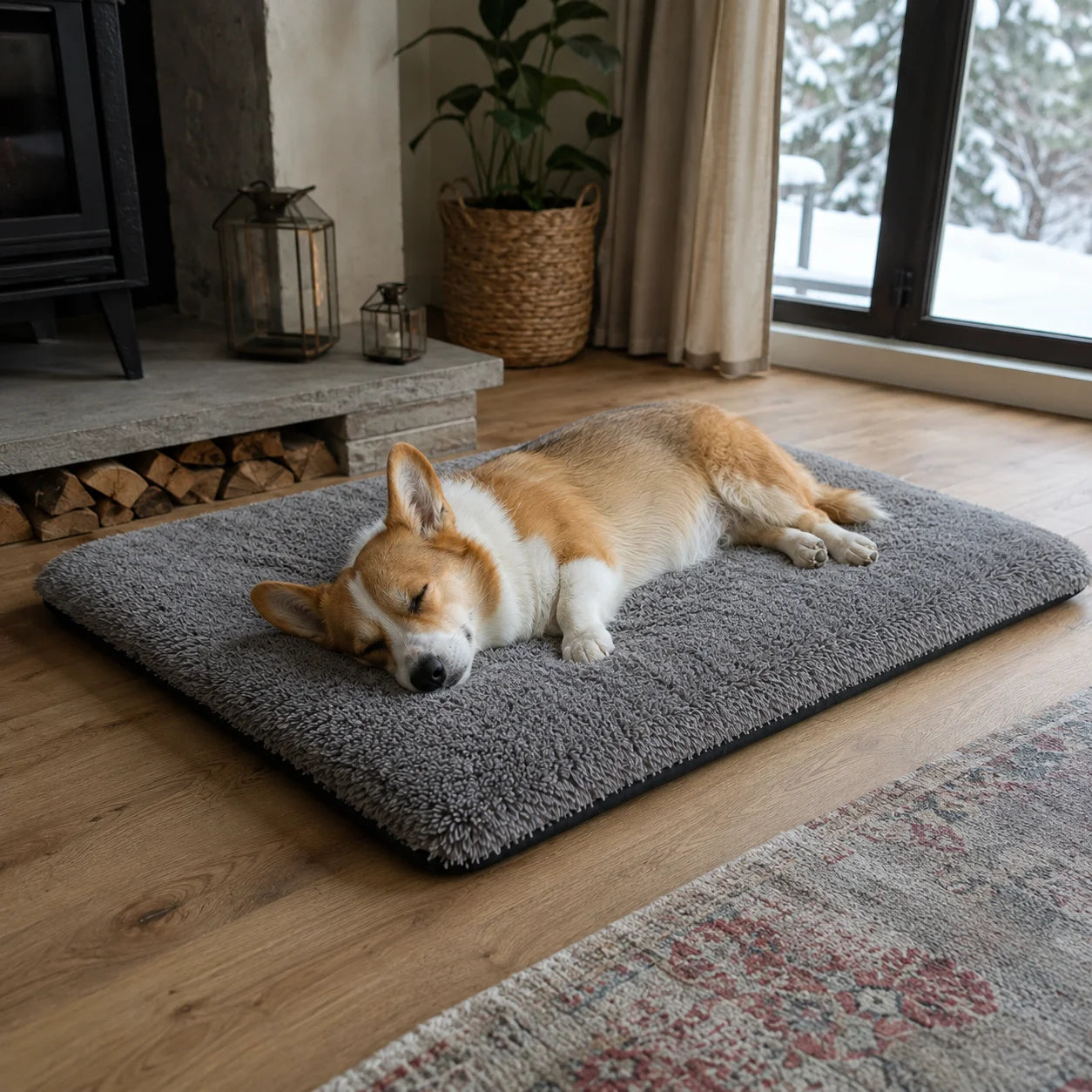 Hundematte_Winter_ Lifestyle-Bild 