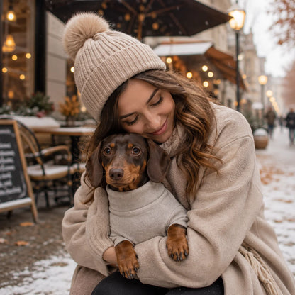 Hundepullover Winter | Warmer Sweater für kleine & kurzbeinige Hunde