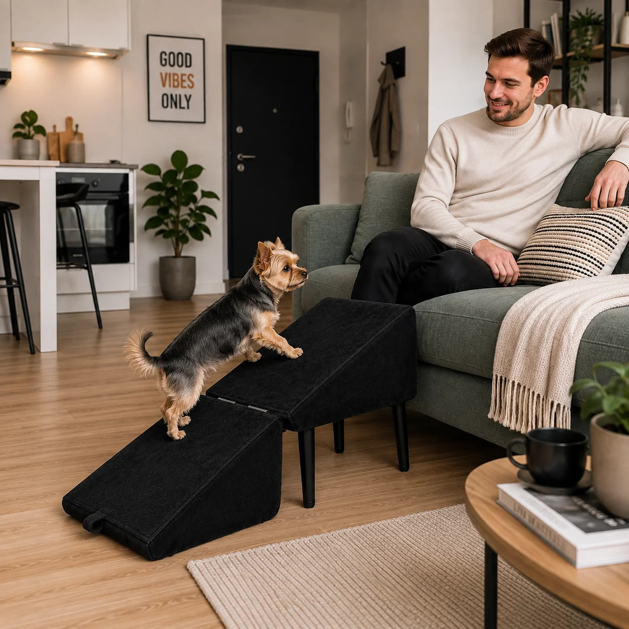 Hunderampe_f_rs_Sofa Lifestyle-Bild 