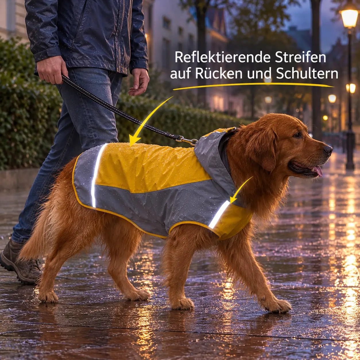 Hunderegenmantel Funktionsübersicht 