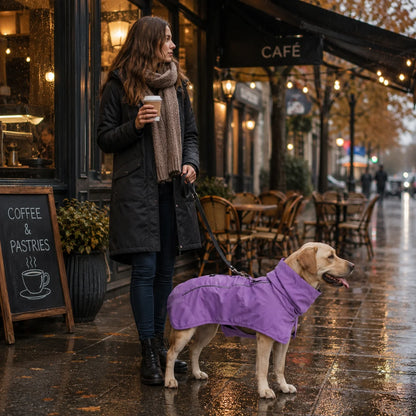 Hundemantel Regenjacke | Wasserdicht & atmungsaktiv für Hunde