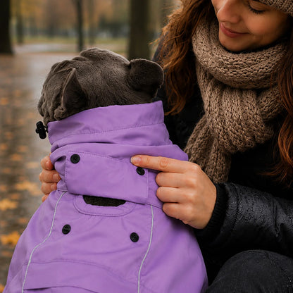 Hundemantel Regenjacke | Wasserdicht & atmungsaktiv für Hunde