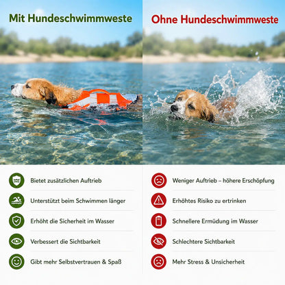 Hundeschwimmweste Problem & Lösung