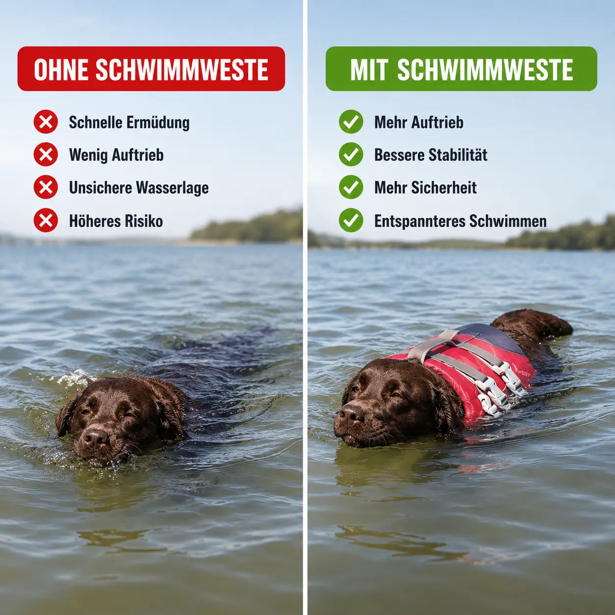 Hundeschwimmweste Produktvergleich 