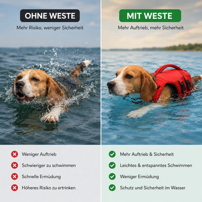 Hundeschwimmweste Problem & Lösung