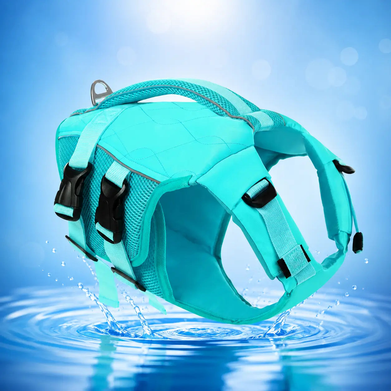 Hundeschwimmweste Variantenbild Türkisblau