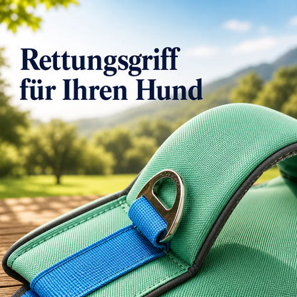 Hundeschwimmweste mit Rettungsgriff | Verstellbare Schwimmhilfe für kleine & große Hunde
