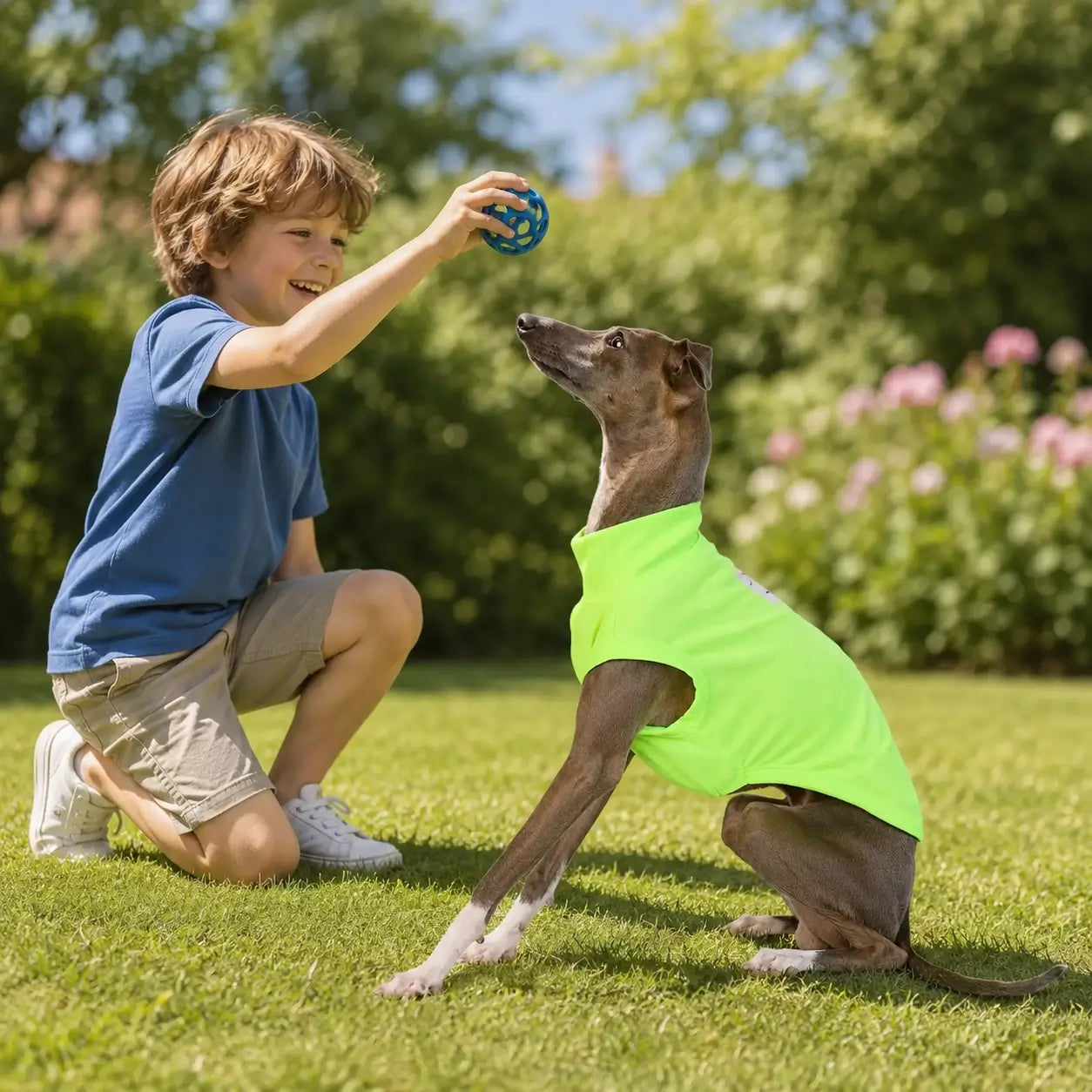 Hundeshirt spielen 