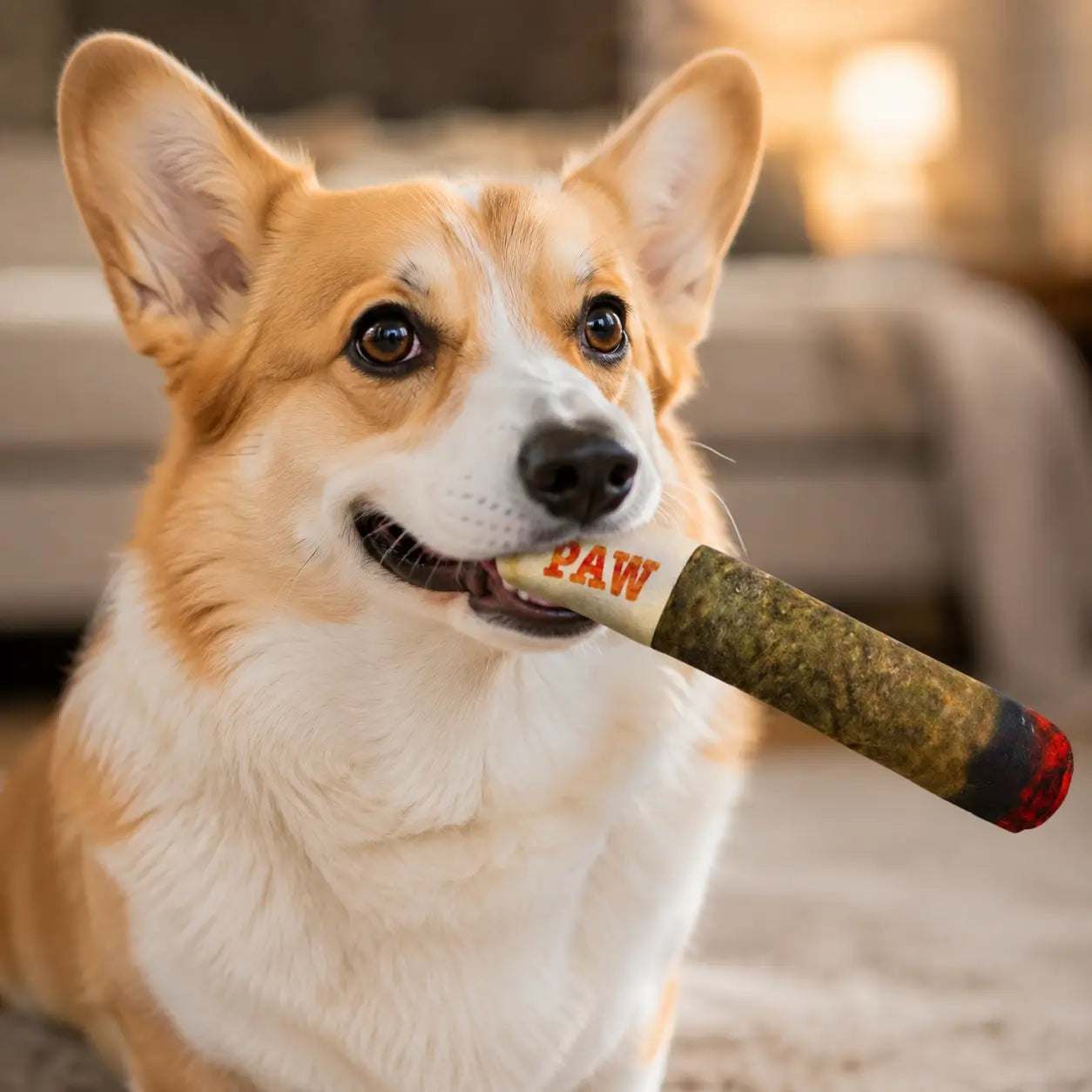 Hundespielzeug Zigarre Lifestyle-Bild 