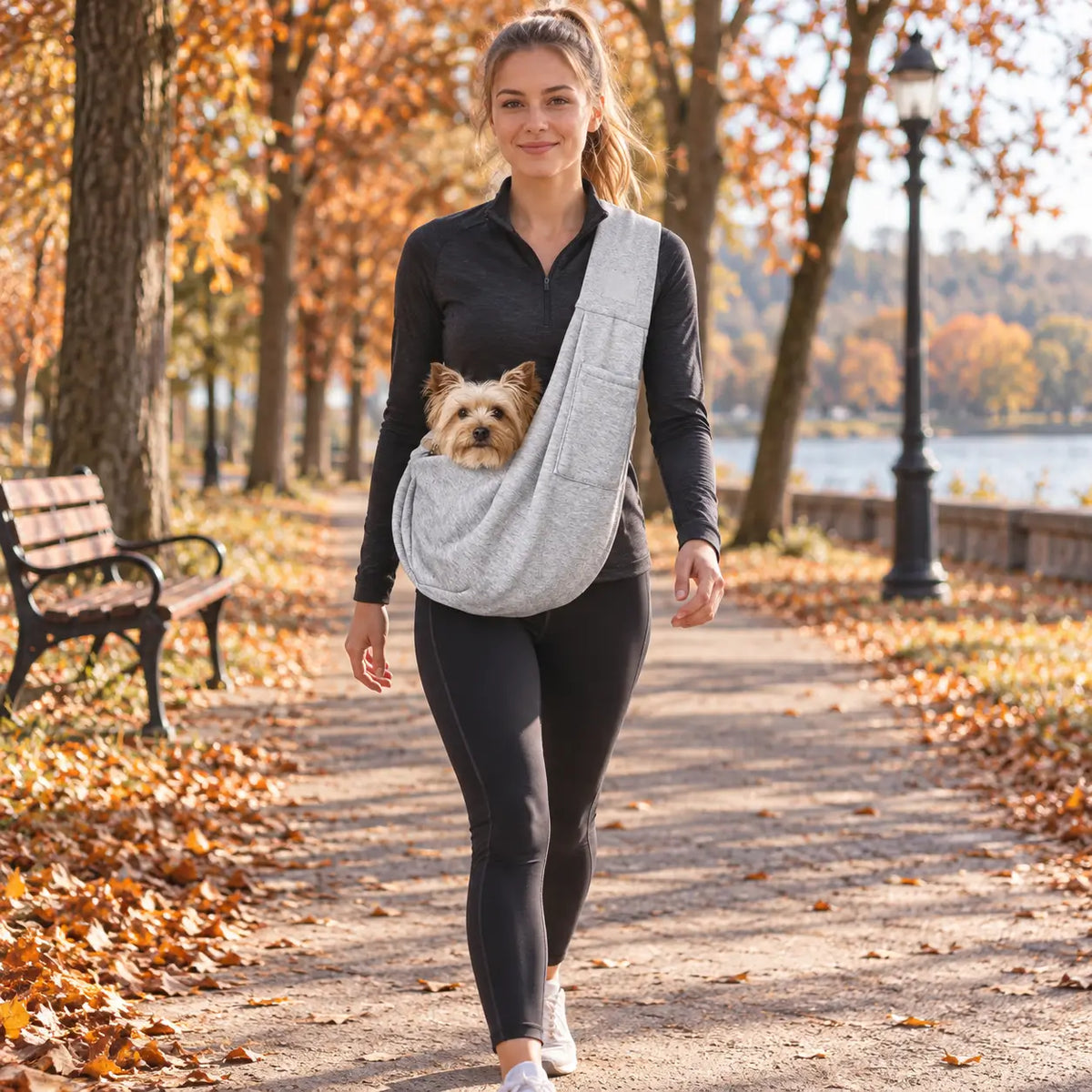 Hundetragetasche Lifestyle-Bild