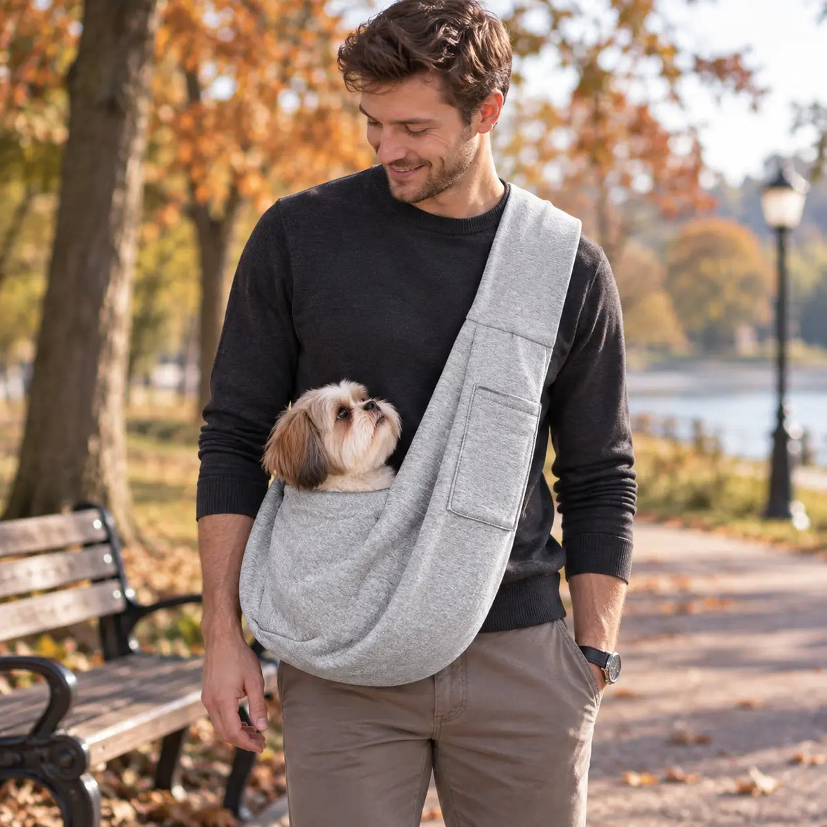 Hundetragetasche Lifestyle-Bild
