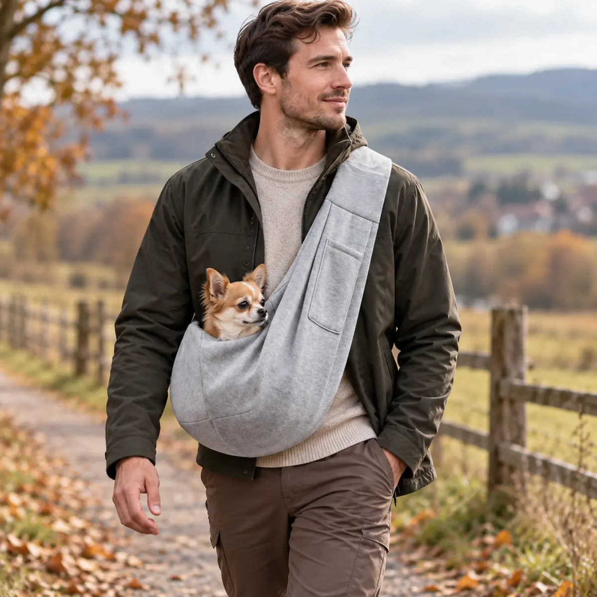 Hundetragetasche Lifestyle-Bild