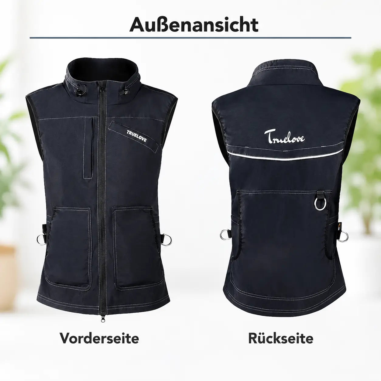 Hundetrainer_Weste  Detailaufnahme 