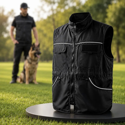 Hundetrainer Weste mit Taschen – Leichte Outdoor Trainingsweste