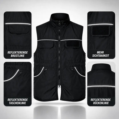Hundetrainer Weste mit Taschen – Leichte Outdoor Trainingsweste