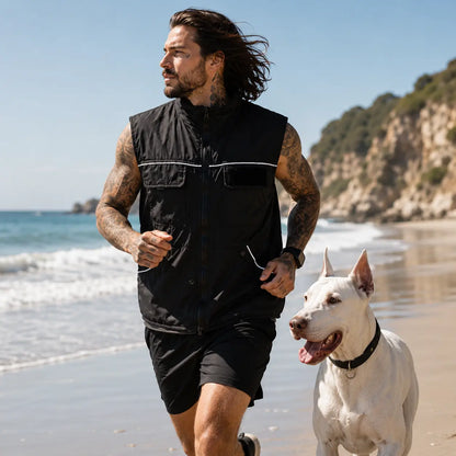 Hundetrainer Weste mit Taschen – Leichte Outdoor Trainingsweste
