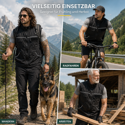 Hundetrainer Weste mit Taschen – Leichte Outdoor Trainingsweste